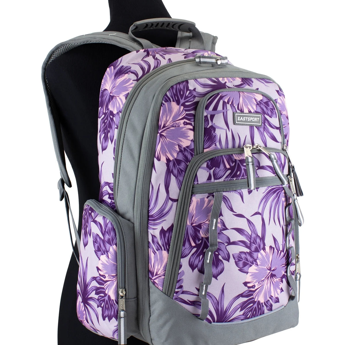 Unisex Diamond Expandable Recycled Backpack