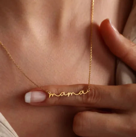 18K Gold-Plated Gift Necklace for Mothers (One Piece)