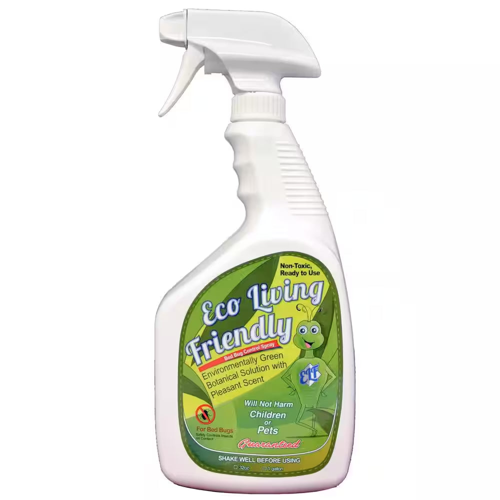 32 Oz. Eco Friendly Ready-To-Use Natural Safe Bed Bug Spray