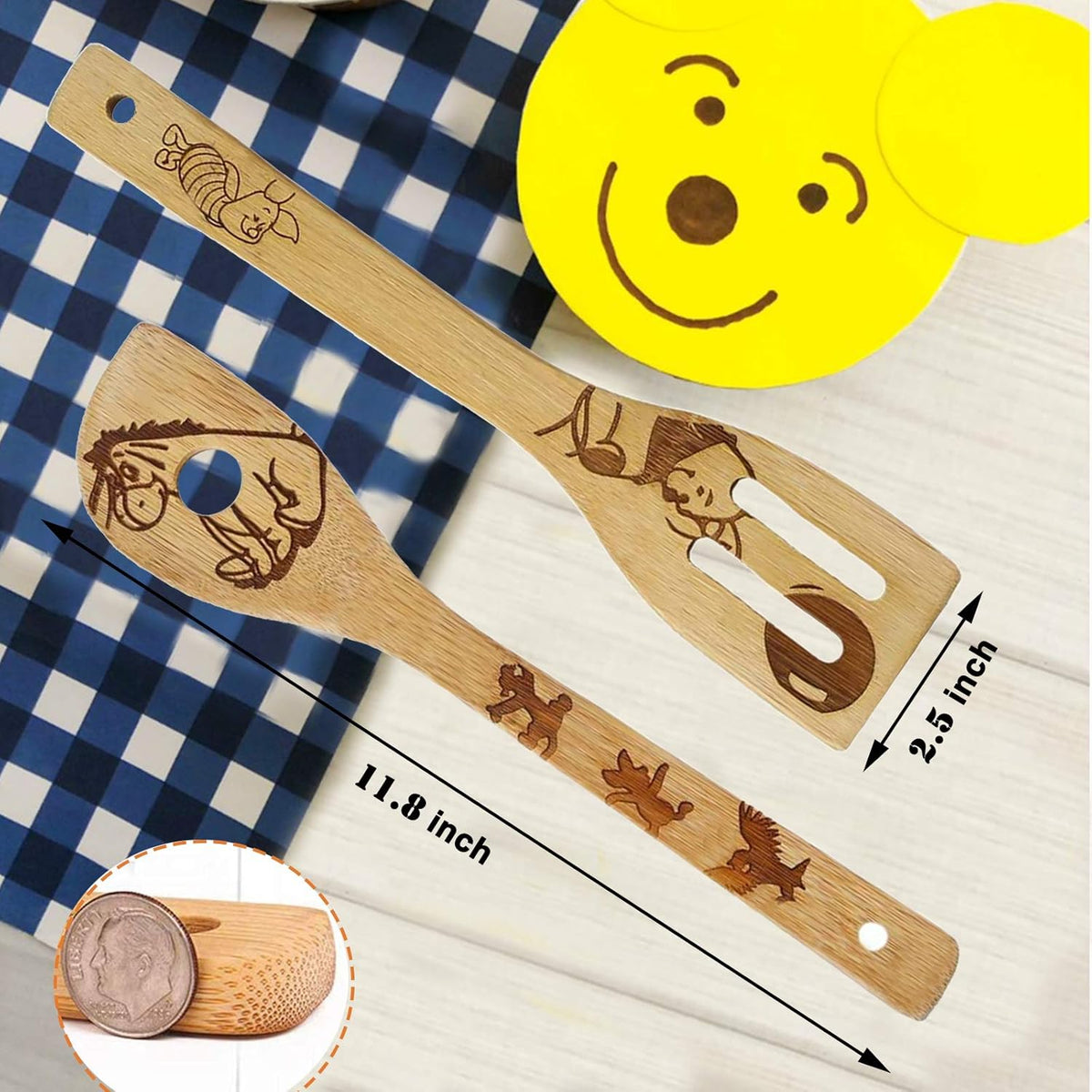 Cartoon Wooden Spoons for Cooking