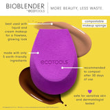 Bioblender Makeup Sponge Duo,for Liquid & Cream Foundation, Eco-Friendly 