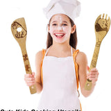 Cartoon Wooden Spoons for Cooking