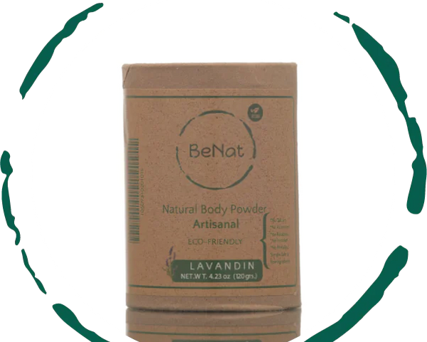 All-Natural Body Powder. Eco-Friendly.