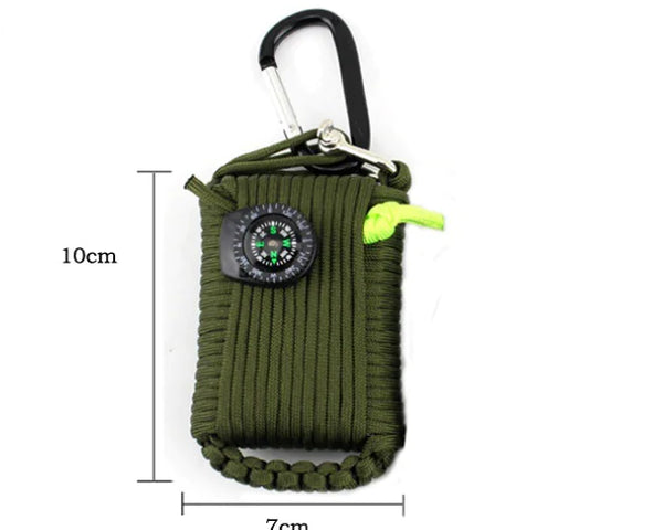 Survival Kit, Camping Gear, Climbing Rope Tool Bag