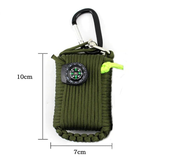 Survival Kit, Camping Gear, Climbing Rope Tool Bag
