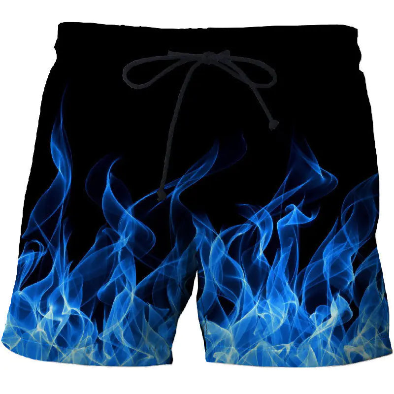 3D Digital Print Sports Swim Shorts
