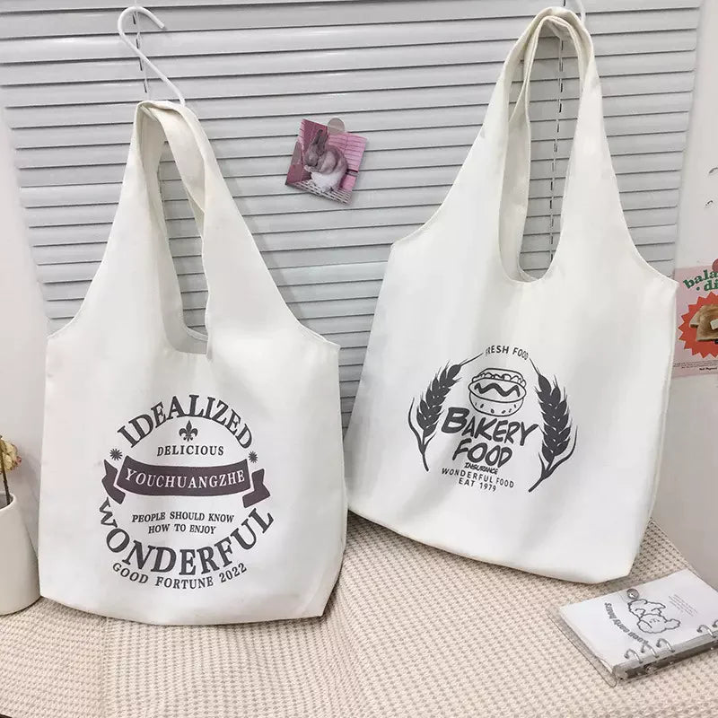 cool Canvas Tote Bag in Recycled Cotton Material