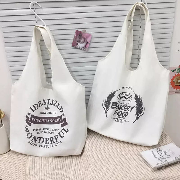 cool Canvas Tote Bag in Recycled Cotton Material