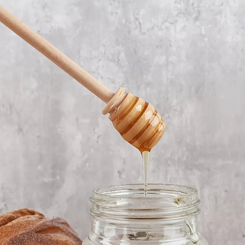 Wooden Honey Mixing Stick Set