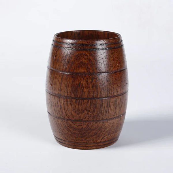 Wooden Tea Cup with Eco-Friendly Paint - Japanese Style