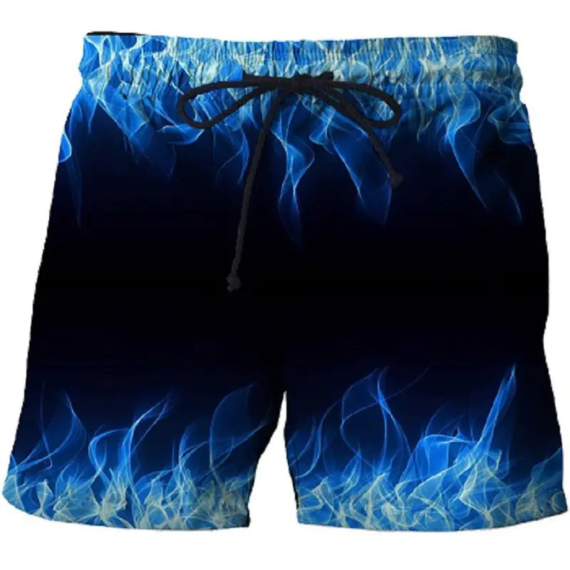 3D Digital Print Sports Swim Shorts