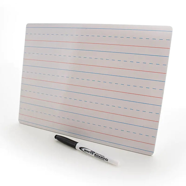 9" X 12" Double Sided Dry Erase Learning Board w/ Marker