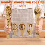 Cartoon Wooden Spoons for Cooking