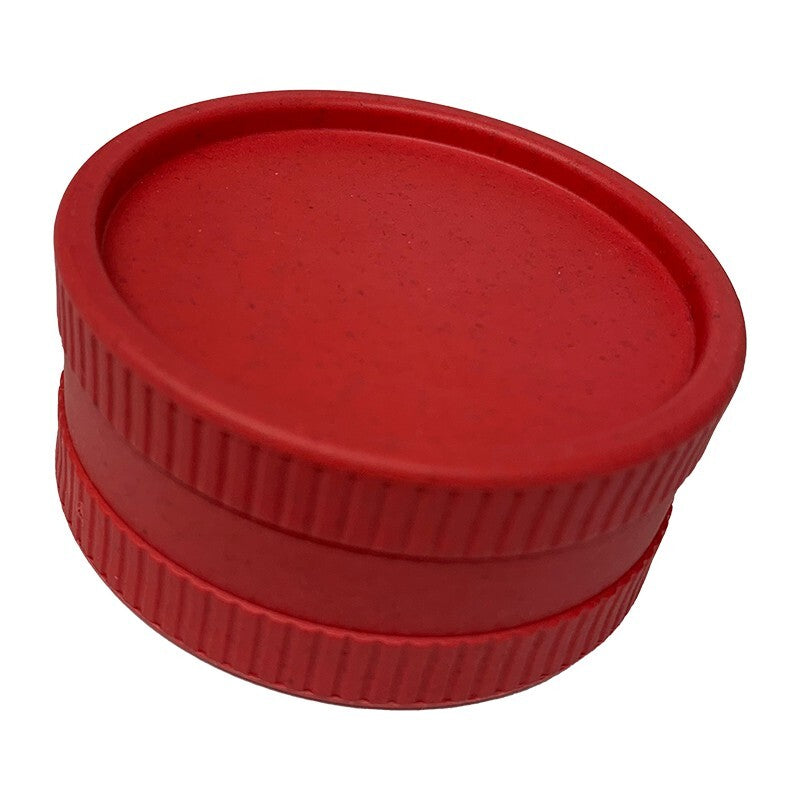 2.5" Spice Tobacco Herb Grinder 100% Biodegradable - Red Eco-Friendly Kashmir