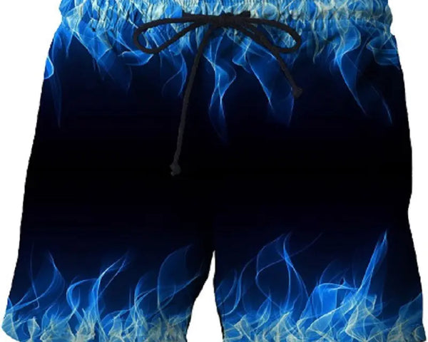 3D Digital Print Sports Swim Shorts