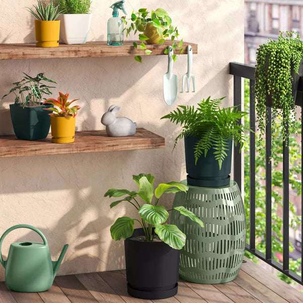 Recycled Resin Planter Pot