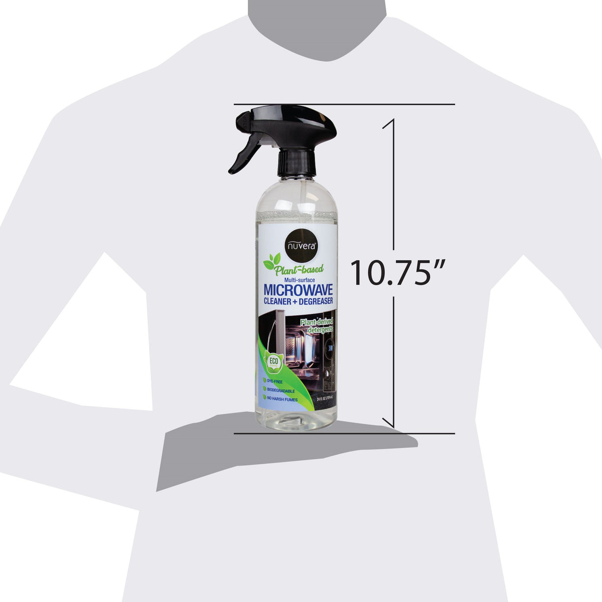 Eco Friendly All Purpose Microwave Cleaner and Degreaser, 24 Fl Oz