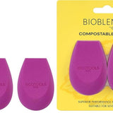 Bioblender Makeup Sponge Duo,for Liquid & Cream Foundation, Eco-Friendly 