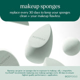 Bioblender Makeup Sponge Duo,for Liquid & Cream Foundation, Eco-Friendly 