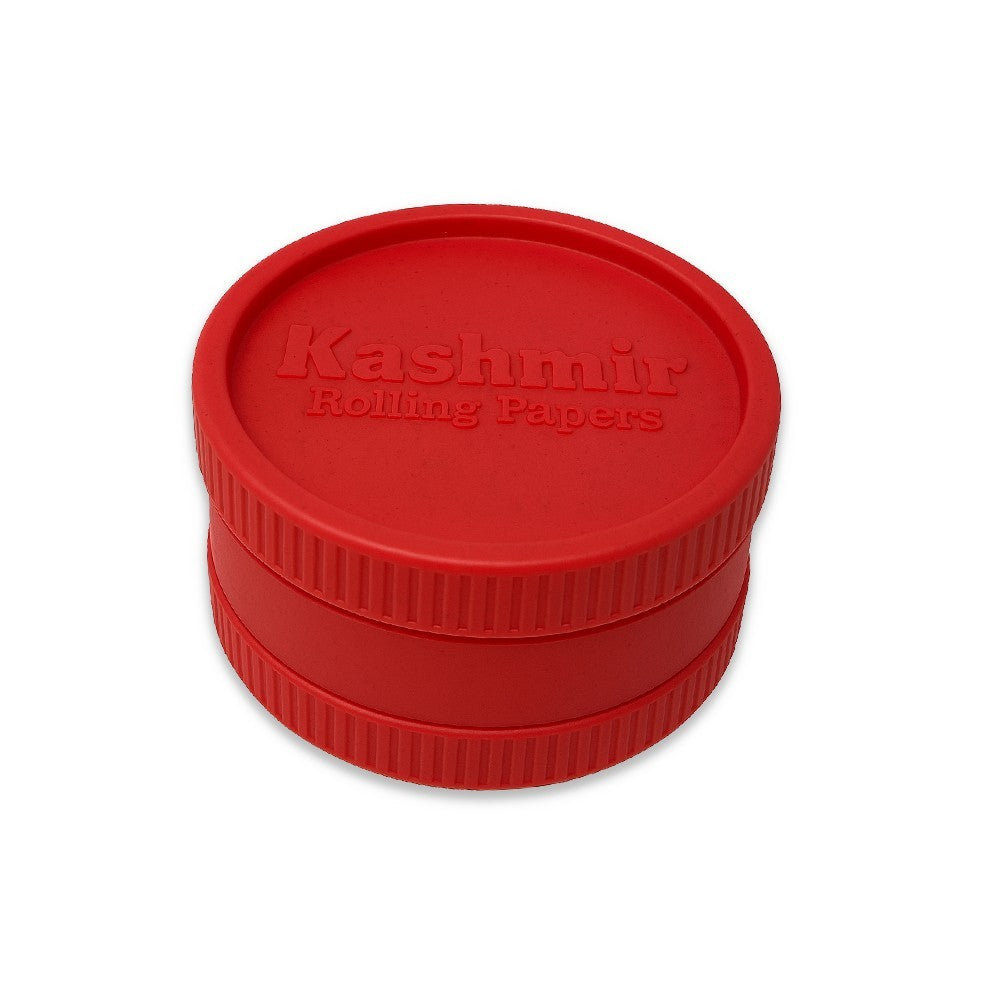 2.5" Spice Tobacco Herb Grinder 100% Biodegradable - Red Eco-Friendly Kashmir