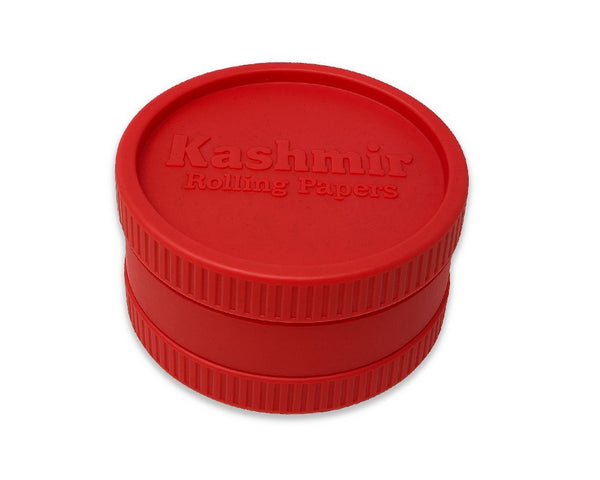 2.5" Spice Tobacco Herb Grinder 100% Biodegradable - Red Eco-Friendly Kashmir