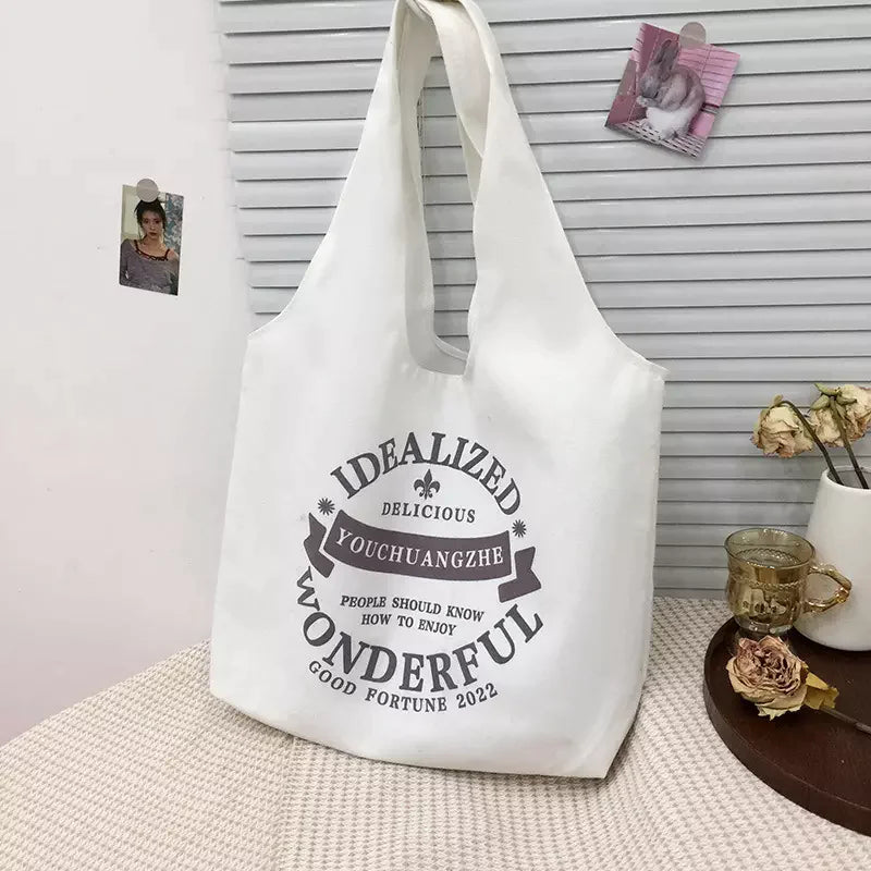 cool Canvas Tote Bag in Recycled Cotton Material