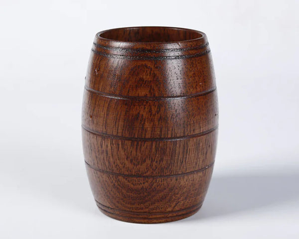 Wooden Tea Cup with Eco-Friendly Paint - Japanese Style