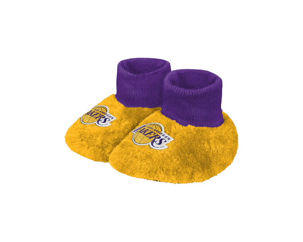 FOCO - NBA Big Logo Infant Baby Bootie Slipper Socks (Los Angeles Lakers Large)