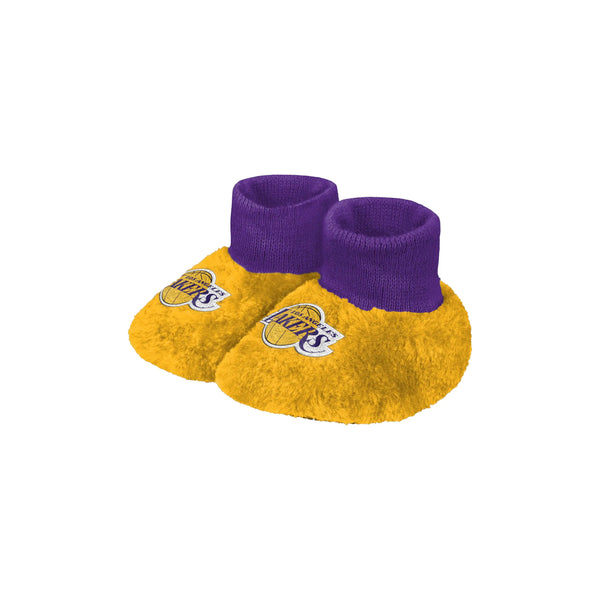 FOCO - NBA Big Logo Infant Baby Bootie Slipper Socks (Los Angeles Lakers Large)
